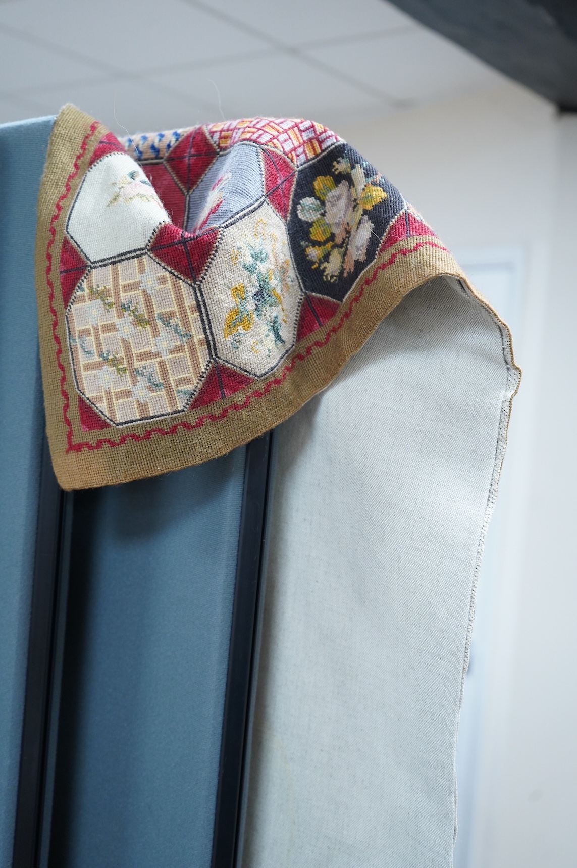 A Petit point wall hanging